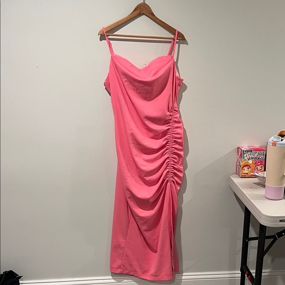Donna Morgan Pink Dress Sz 16 - Picture 1 of 5